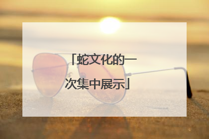 蛇文化的一次集中展示