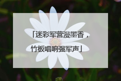 迷彩军营漫墨香，竹板唱响强军声