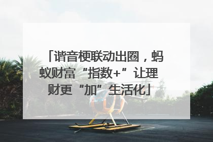 谐音梗联动出圈，蚂蚁财富“指数+”让理财更“加”生活化