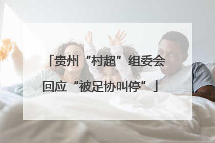贵州“村超”组委会回应“被足协叫停”
