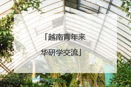 越南青年来华研学交流
