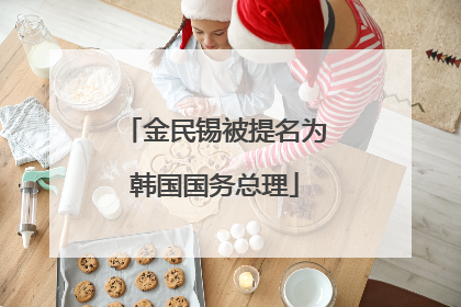 金民锡被提名为韩国国务总理