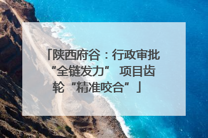 陕西府谷：行政审批“全链发力” 项目齿轮“精准咬合”