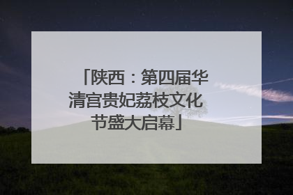 陕西：第四届华清宫贵妃荔枝文化节盛大启幕