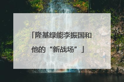 隆基绿能李振国和他的“新战场”
