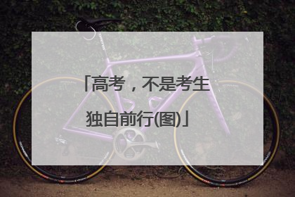 高考，不是考生独自前行(图)