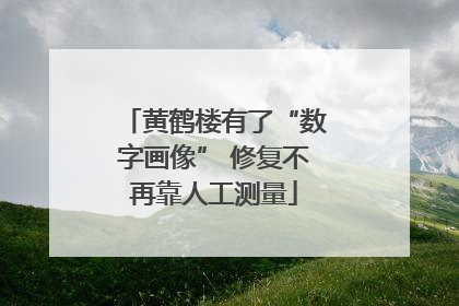 黄鹤楼有了“数字画像” 修复不再靠人工测量