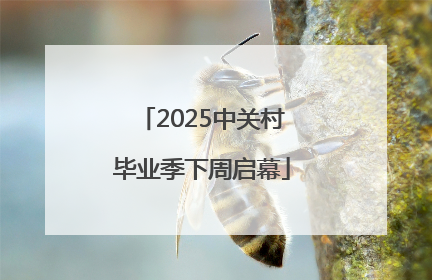 2025中关村毕业季下周启幕