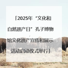2025年“文化和自然遗产日”孔子博物馆文化遗产宣传和展示活动启动仪式举行