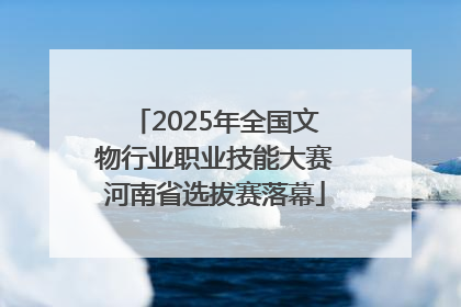 2025年全国文物行业职业技能大赛河南省选拔赛落幕