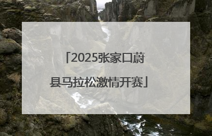 2025张家口蔚县马拉松激情开赛
