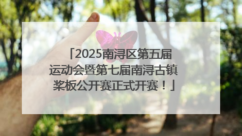 2025南浔区第五届运动会暨第七届南浔古镇桨板公开赛正式开赛！